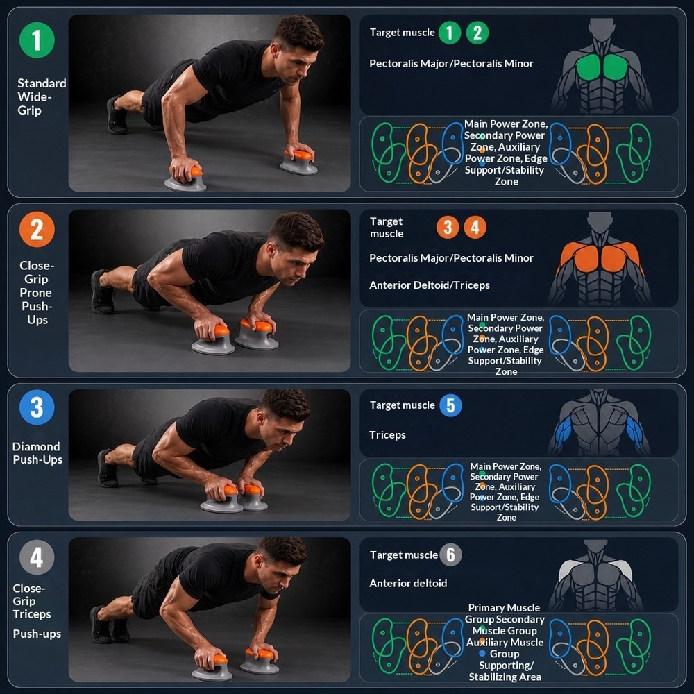 Neues großes rutschfestes Push – Push Up Board Bewertung und Preis